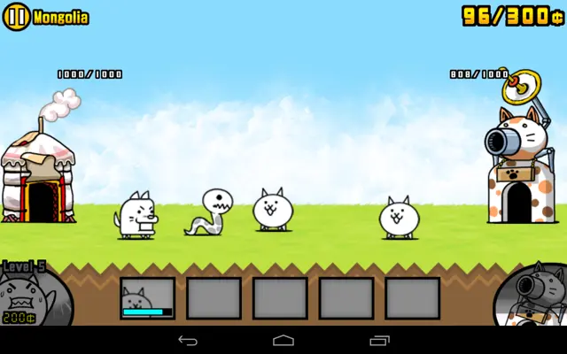 The Battle Cats android App screenshot 1